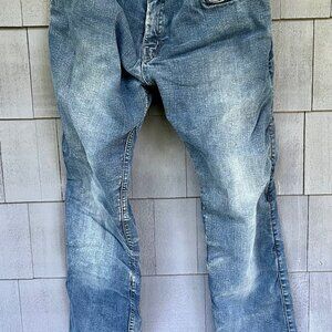Street & Steel Men's Motorcycle Protective Riding Jeans Lined Size 34 Pre-Worn